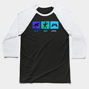 Crawl Walk Gaming - Online Gaming Baseball T-Shirt